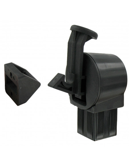 BUTEE DE PORTAIL AUTOMATIQUE AVEC TUBE - Alubab Portail Portillon Accessoires aluminium