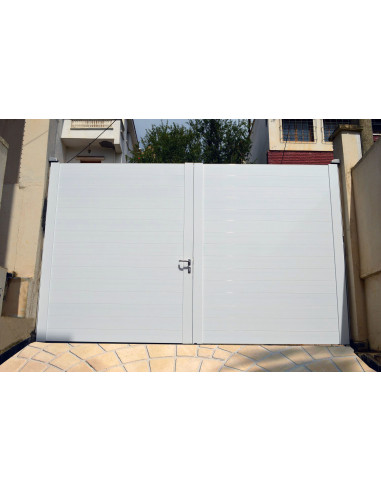 Portail aluminium battant robuste - Alubab Portail Portillon Accessoires aluminium